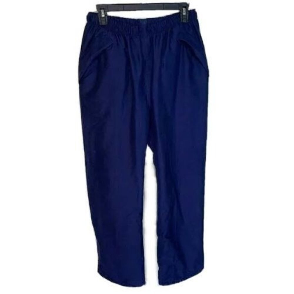 Mens Tactical Pants Size 31M Made in Scotland Blue Lined Elastic Waist Zip